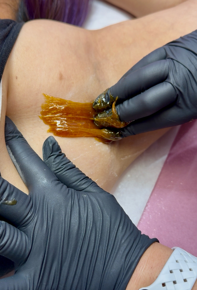 Under Arm Sugar Waxing at Vixen Brows & Sugar Waxing in Corona, CA