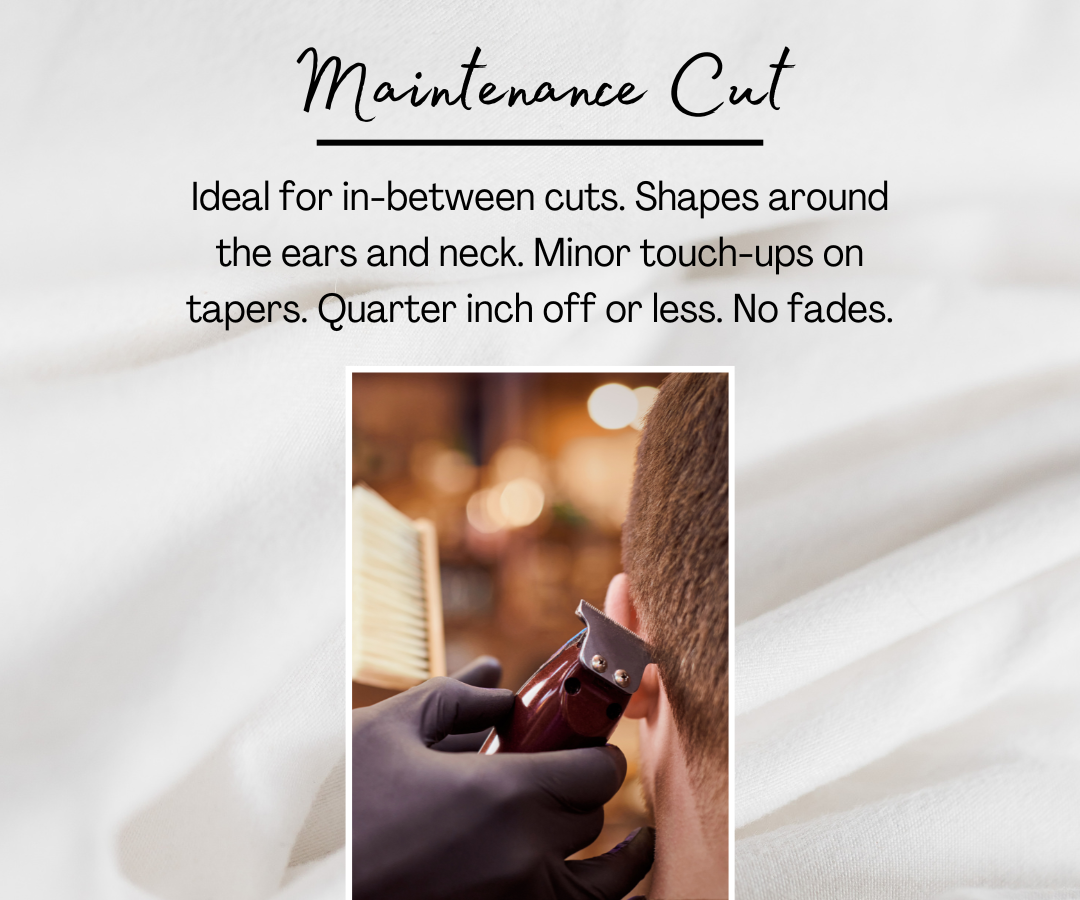 Maintenance Cut