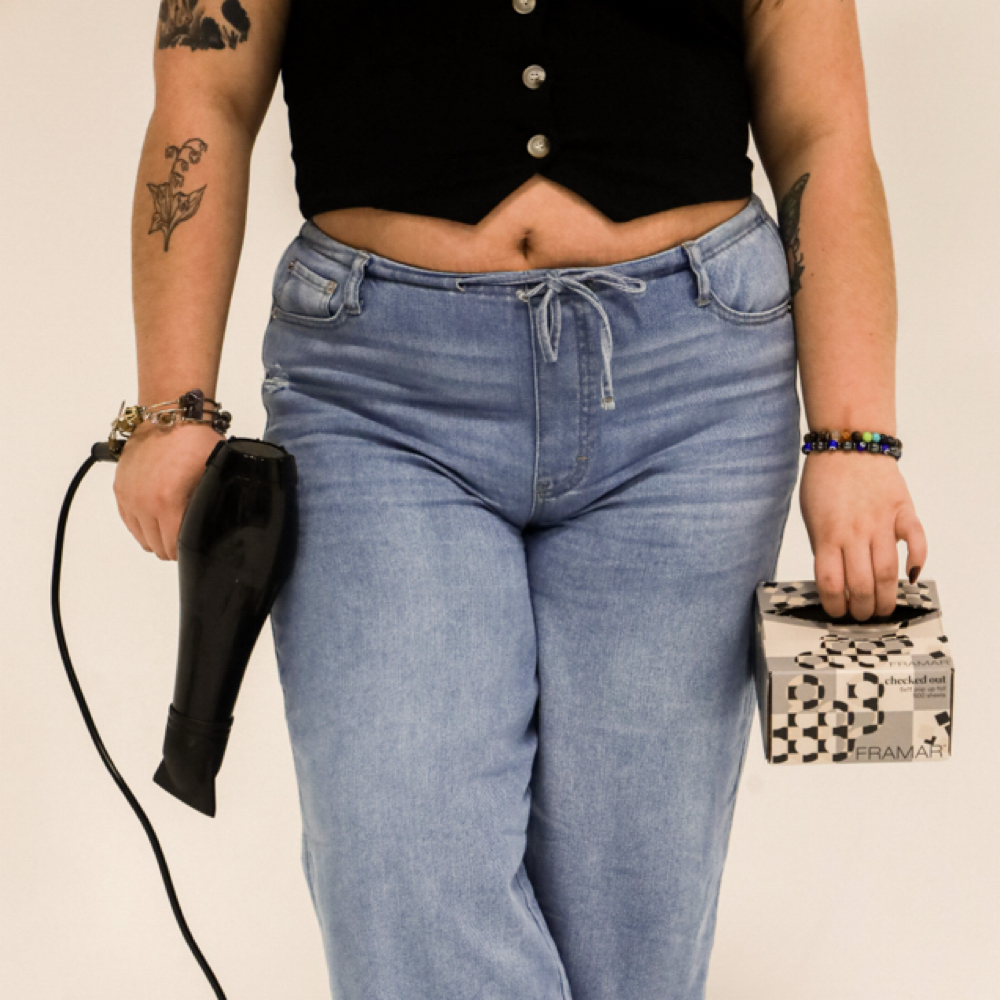 washing + styling at Grim and Glam Salon in Texas, TX