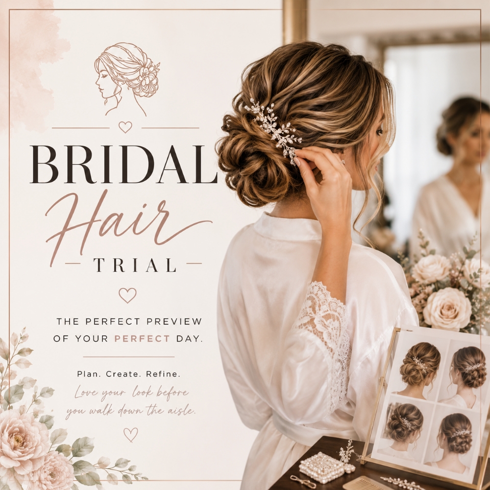 Bridal Hair Trial at Regina's Hair & Nail Studio in Corning, CA