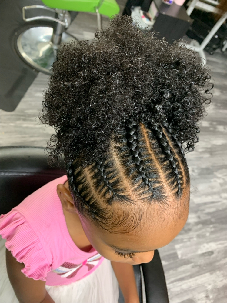 Little Girl Braid Styles at Her Mane Studio in Houston, TX