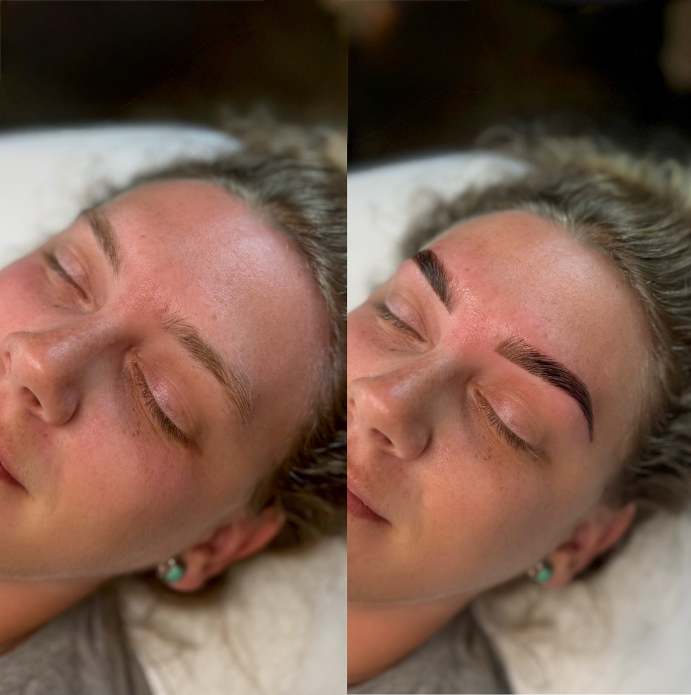 Brow Lamination + Hybrid Stain at L&L Esthetics in Goshen, OH