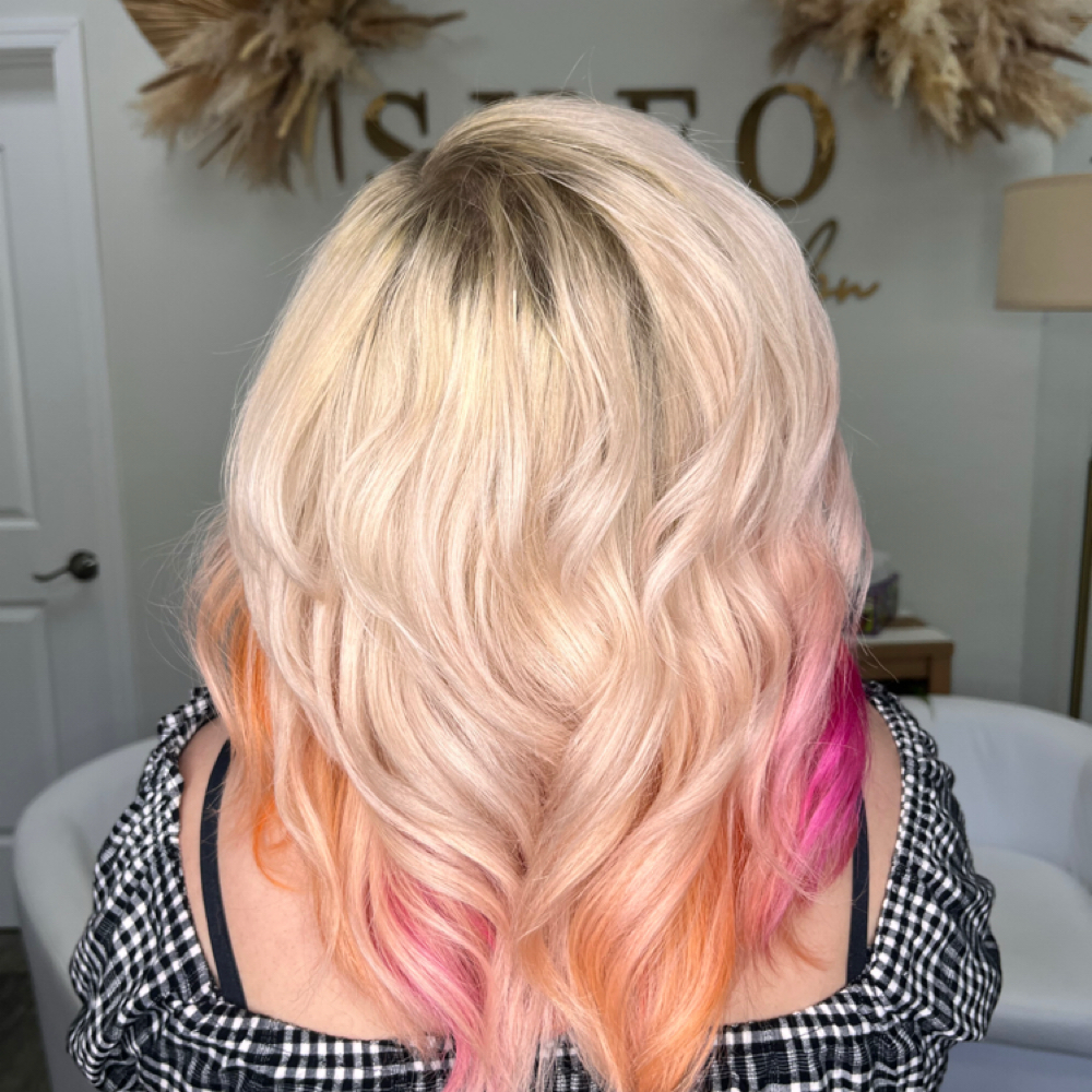 Global Bleaching at S.H.E.O Salon in Pleasanton, CA