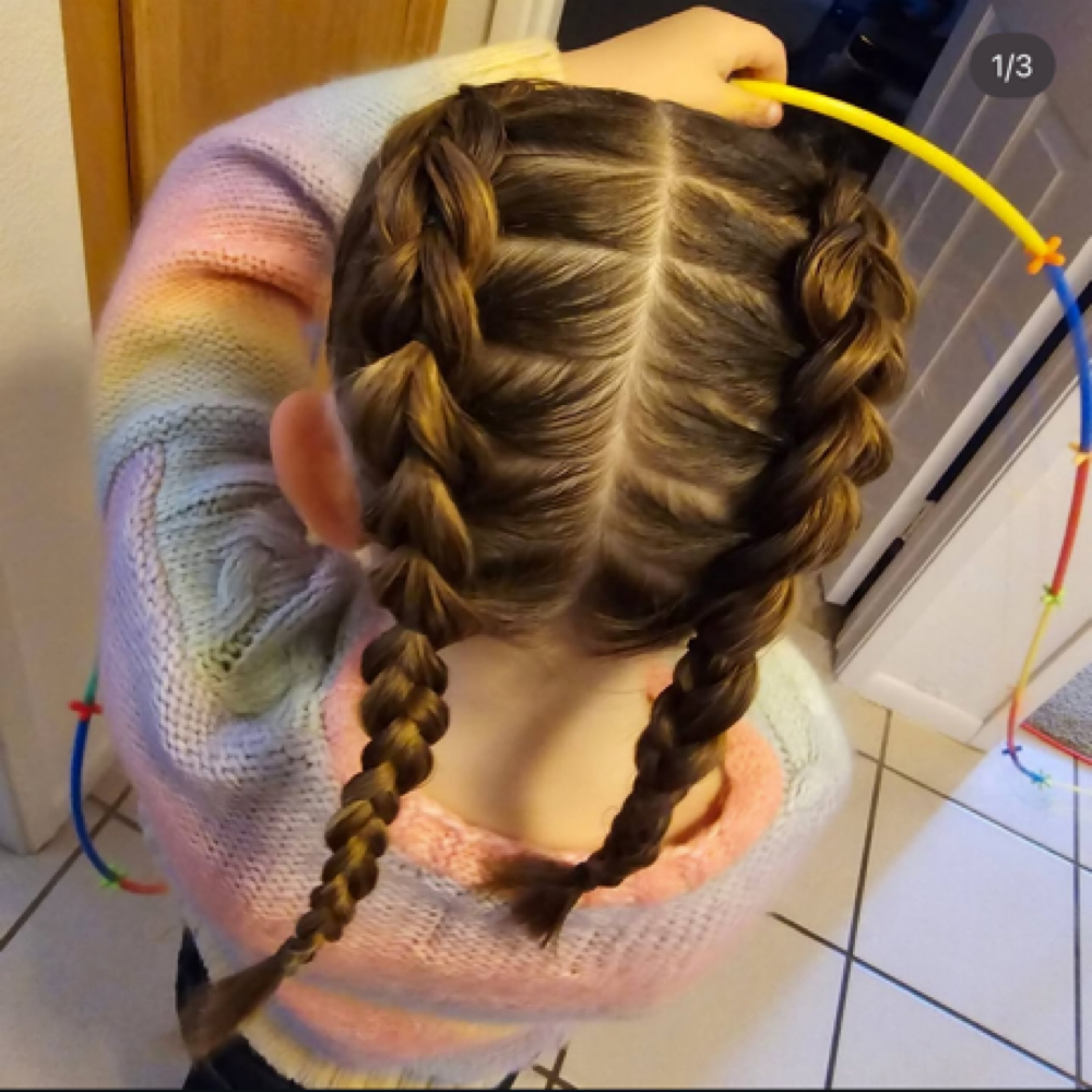 Bubble Braids at Blended Edge Salon in Great Falls, MT