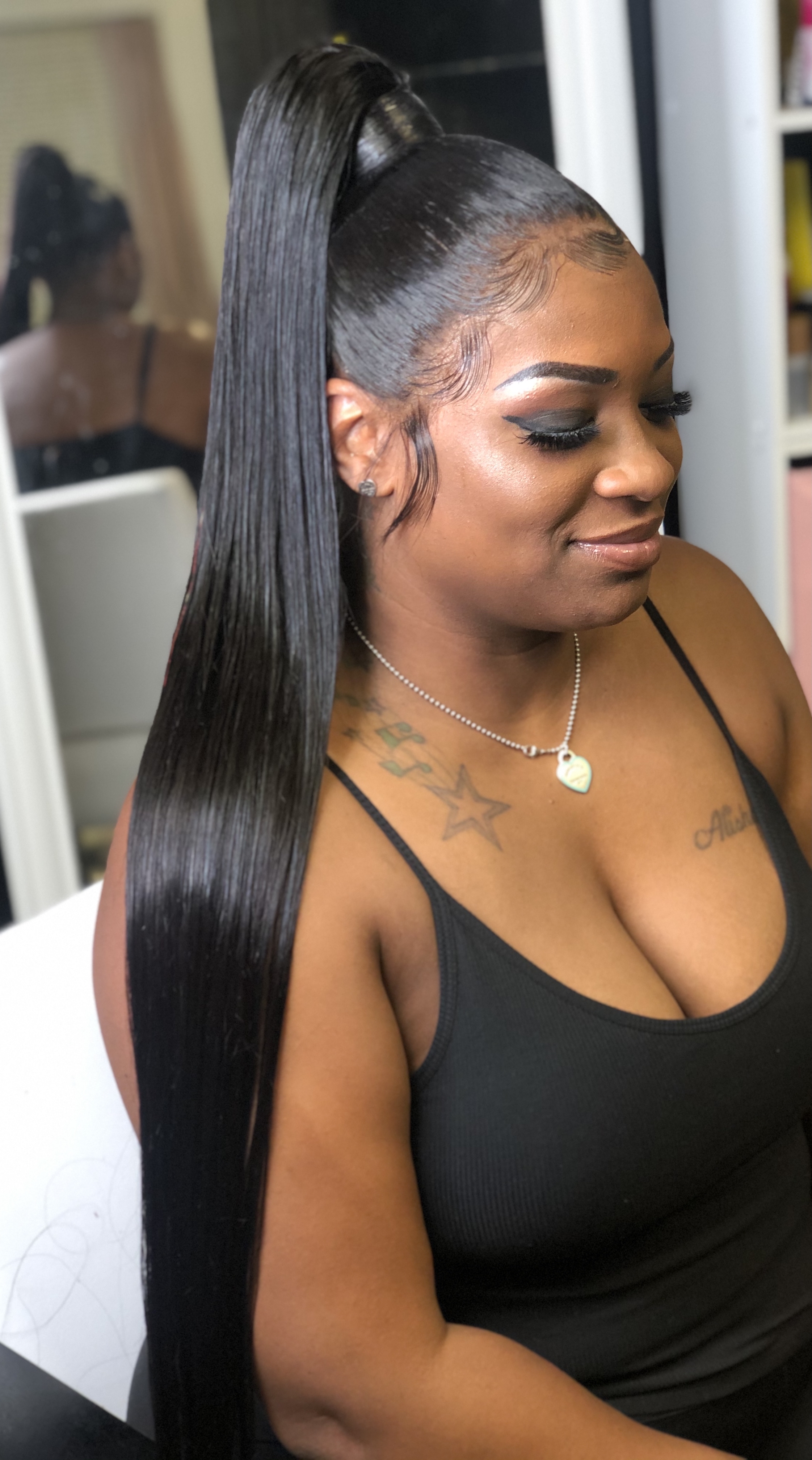 Frontal Ponytail (ASK FOR HAIR )