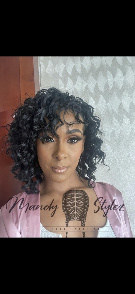 Wigs & Weaves Install at The Art of Mandy Stylez in Brooklyn, NY