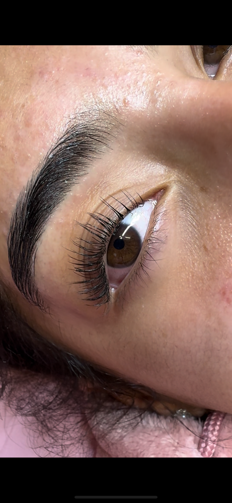 Lash lift at Destiny’s Beauty Lounge in Long Beach, CA
