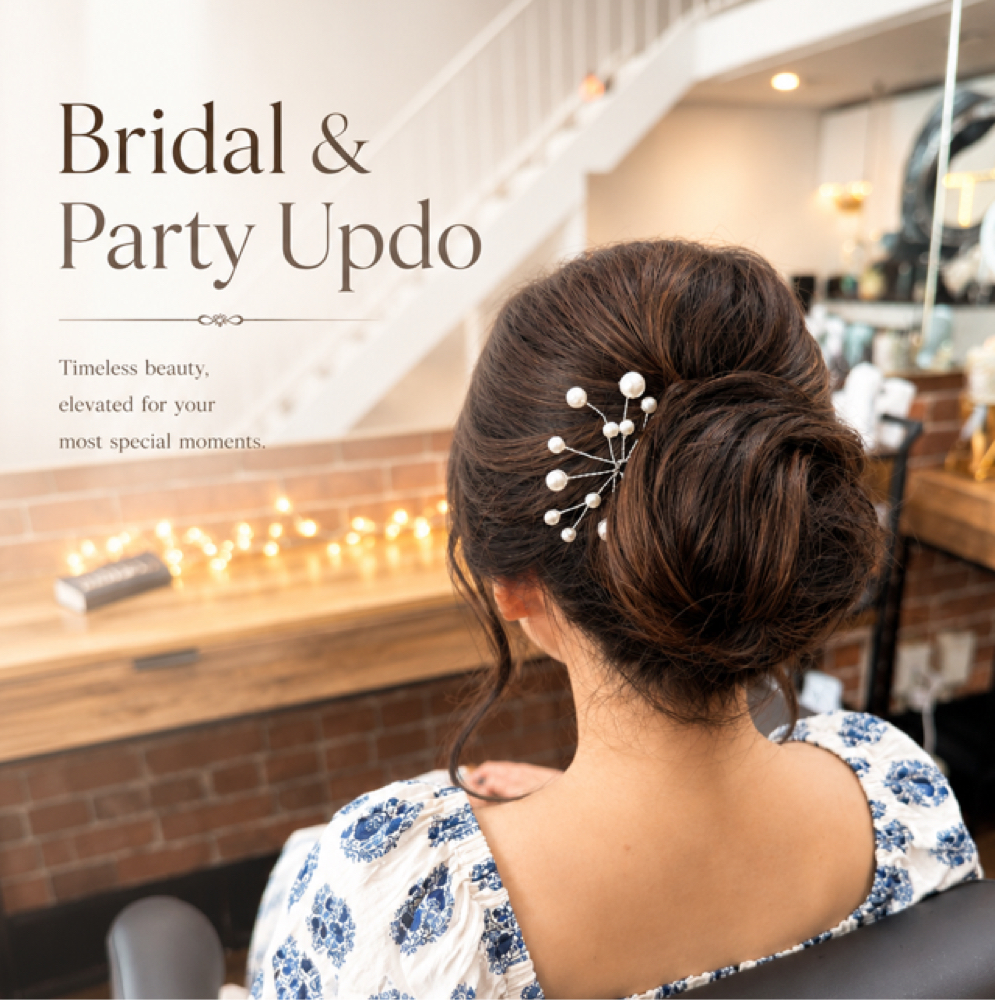 Bridal Party Up-do at Maison Beauty NYC in Newyork, NY