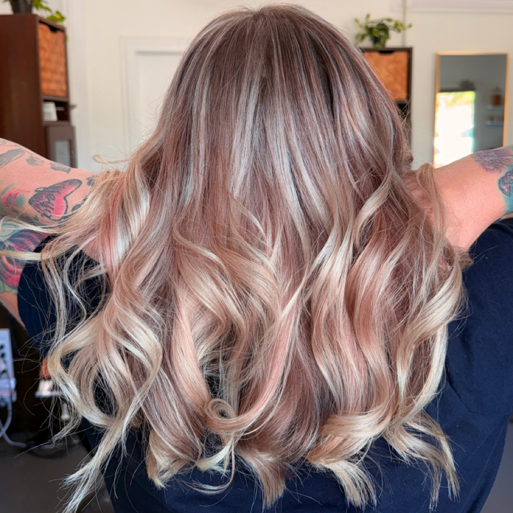 Full Custom Blonding at Lux Spa Collective in Encinitas, CA