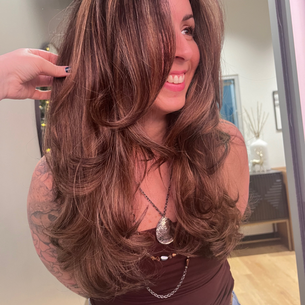 Blowout at Asteria Hair Studio in Wichita, KS