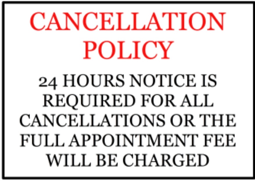 Cancelation Policy