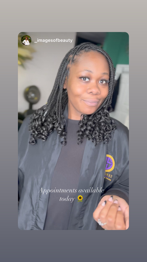 Knotless Braid Bob