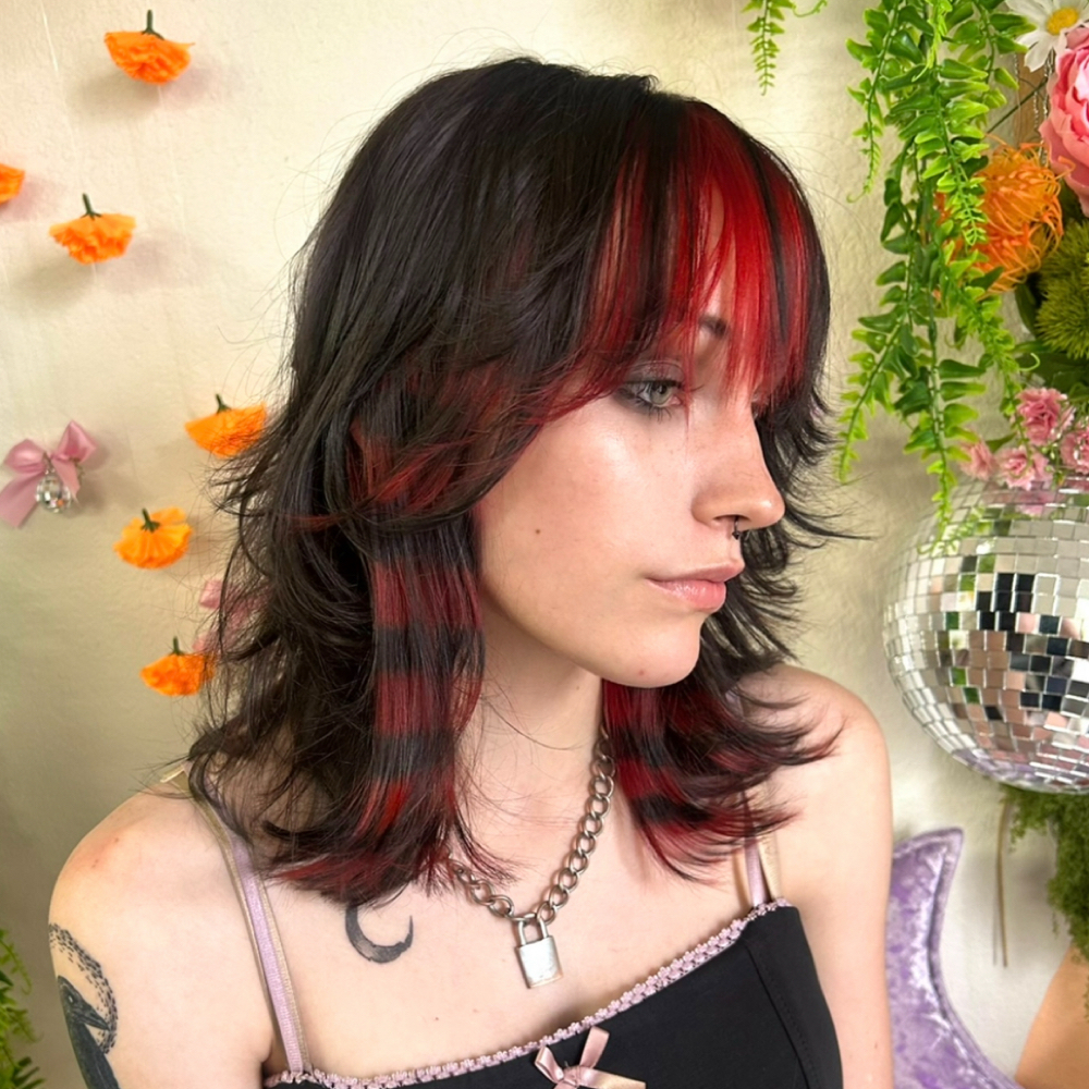 partail highlight/color block at Emma Scissorhandz ☆ in Tucson, AZ