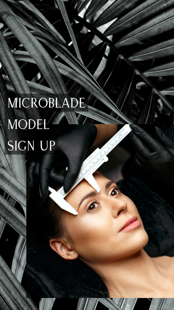 Microblading Model Sign Up