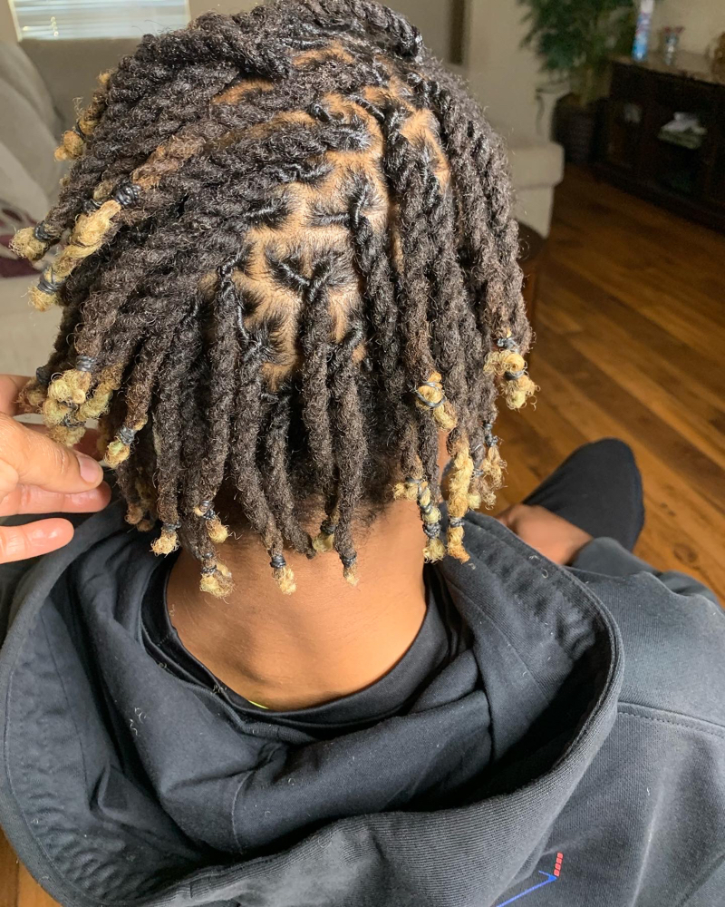 Dreads (retwist & 2 Strand Twist)