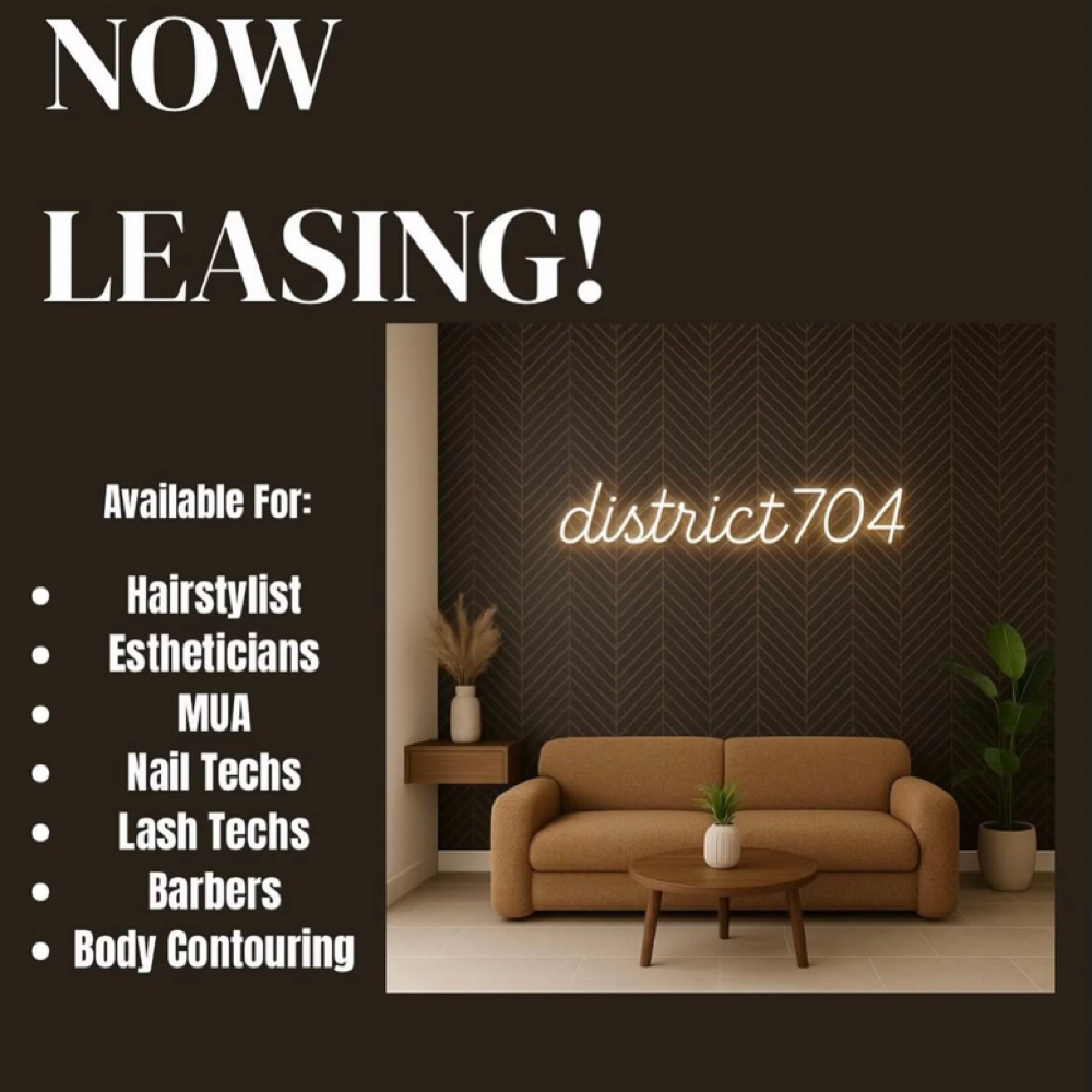 Weekly Rental at District 704 Salon Suites in Charlotte, NC