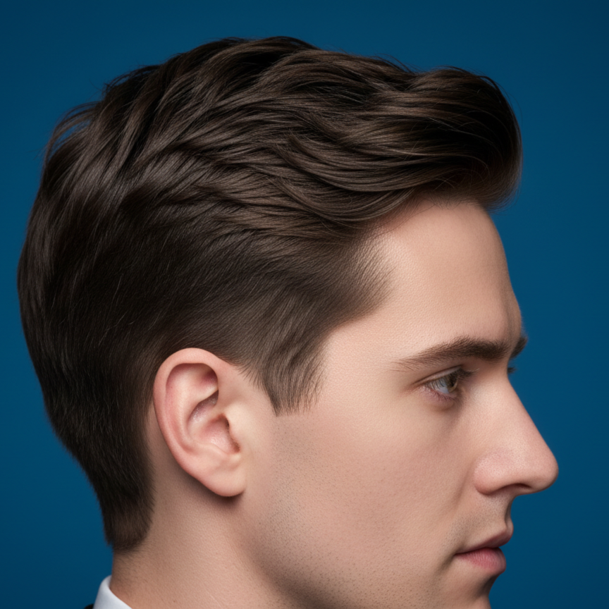Men's traditional Haircut at Crown Of Glory Hair Suite in Charlotte, NC