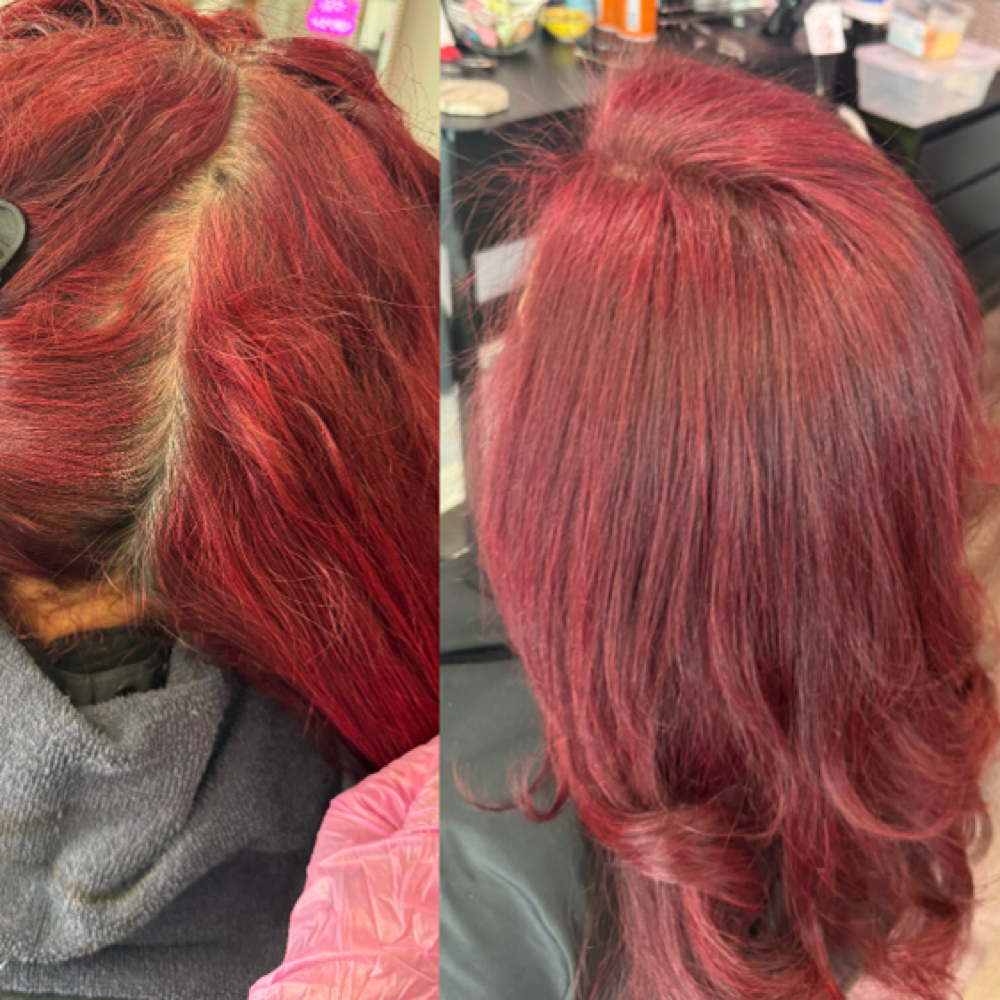 Grey/Root Touch Up at Shine Hair Studio in San Carlos, CA