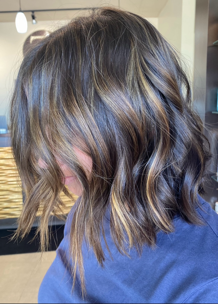 Color/Partial Highlight And Haircut