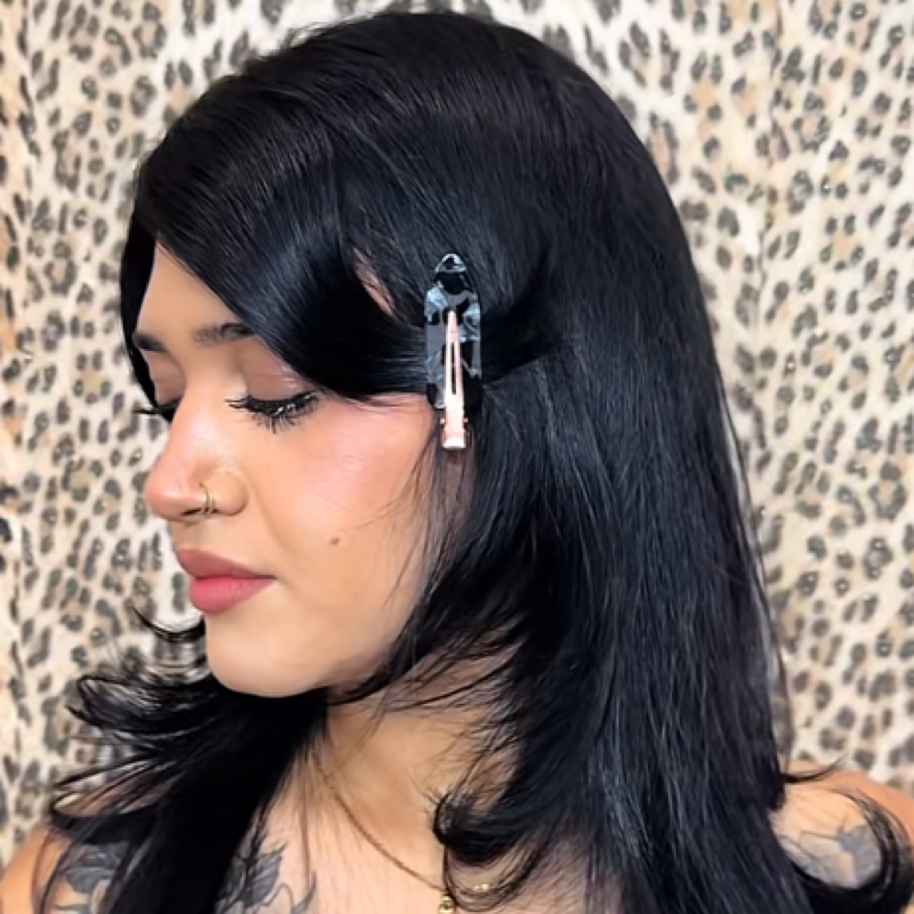 $100 Black Gloss And Cut at Dream Hair Studios LLC in San Bernardino, CA