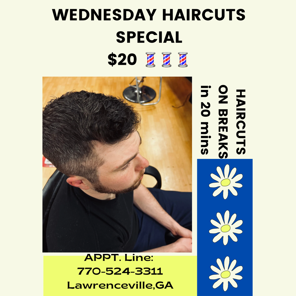 WEDNESDAY  SPECIAL  HAIR CUTS 💈💈