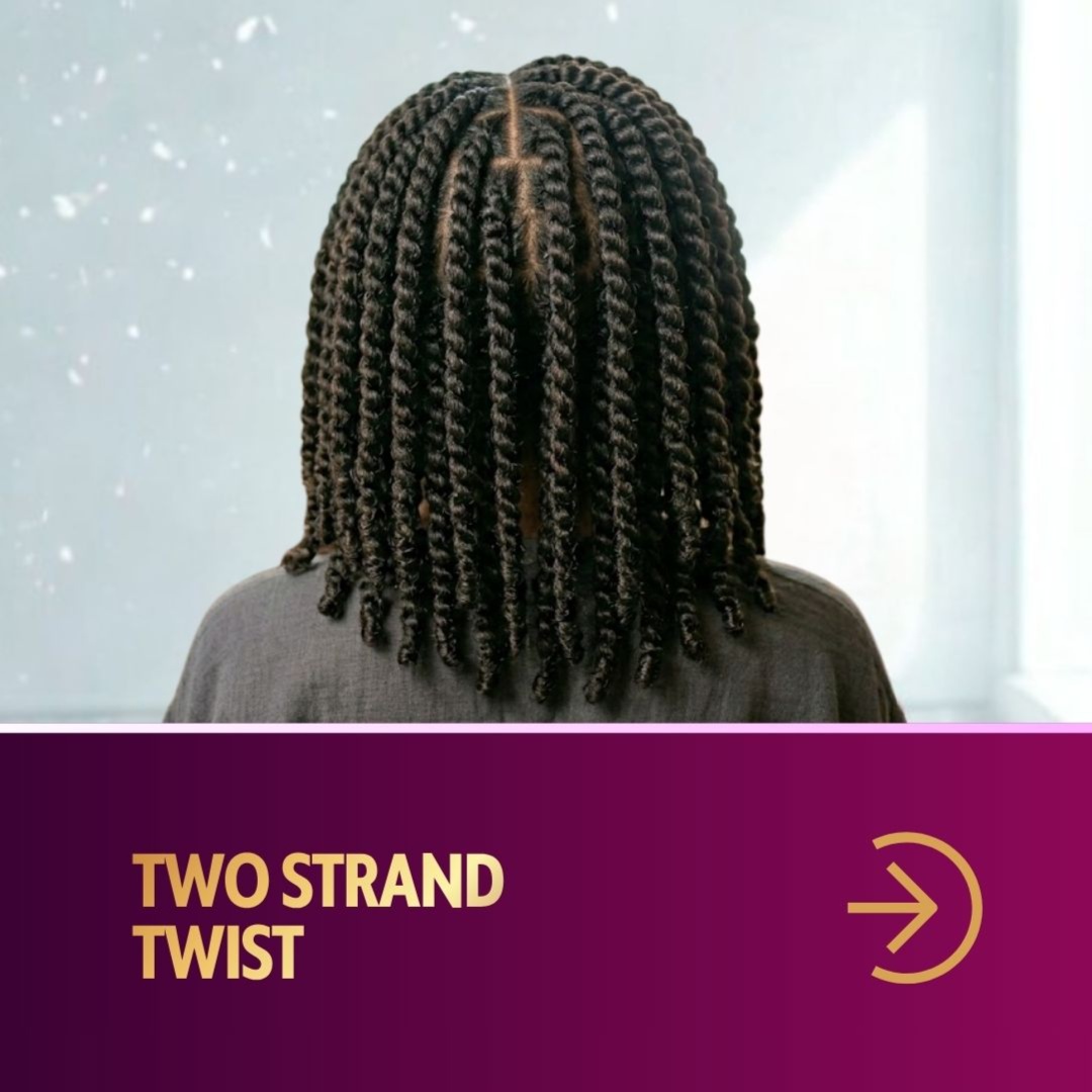 Two Strand Twist at Her Mane Therapy in Lewisville, TX