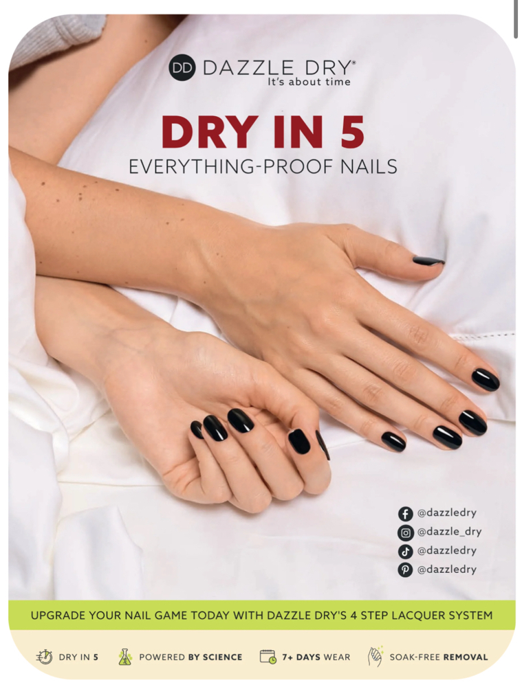 Dazzle Dry Polish -Toes Add On