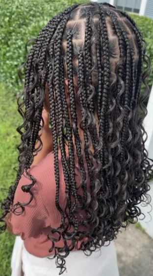 Bohemian Knotless Braids