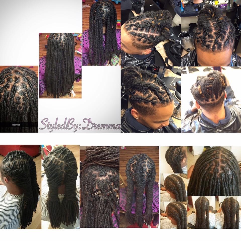 Loc Shampoo & Retwist W/braid Style