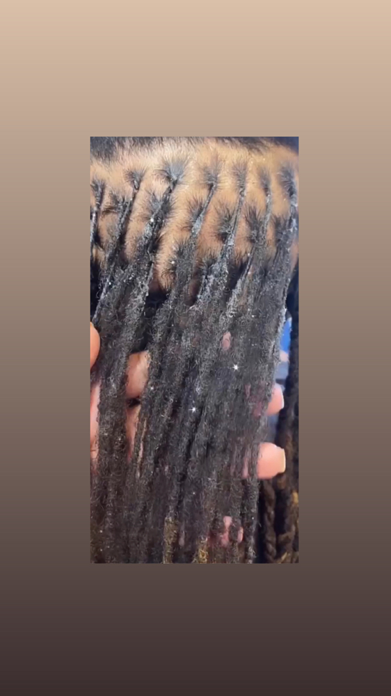 Loc Retwist (no Shampoo No Style)