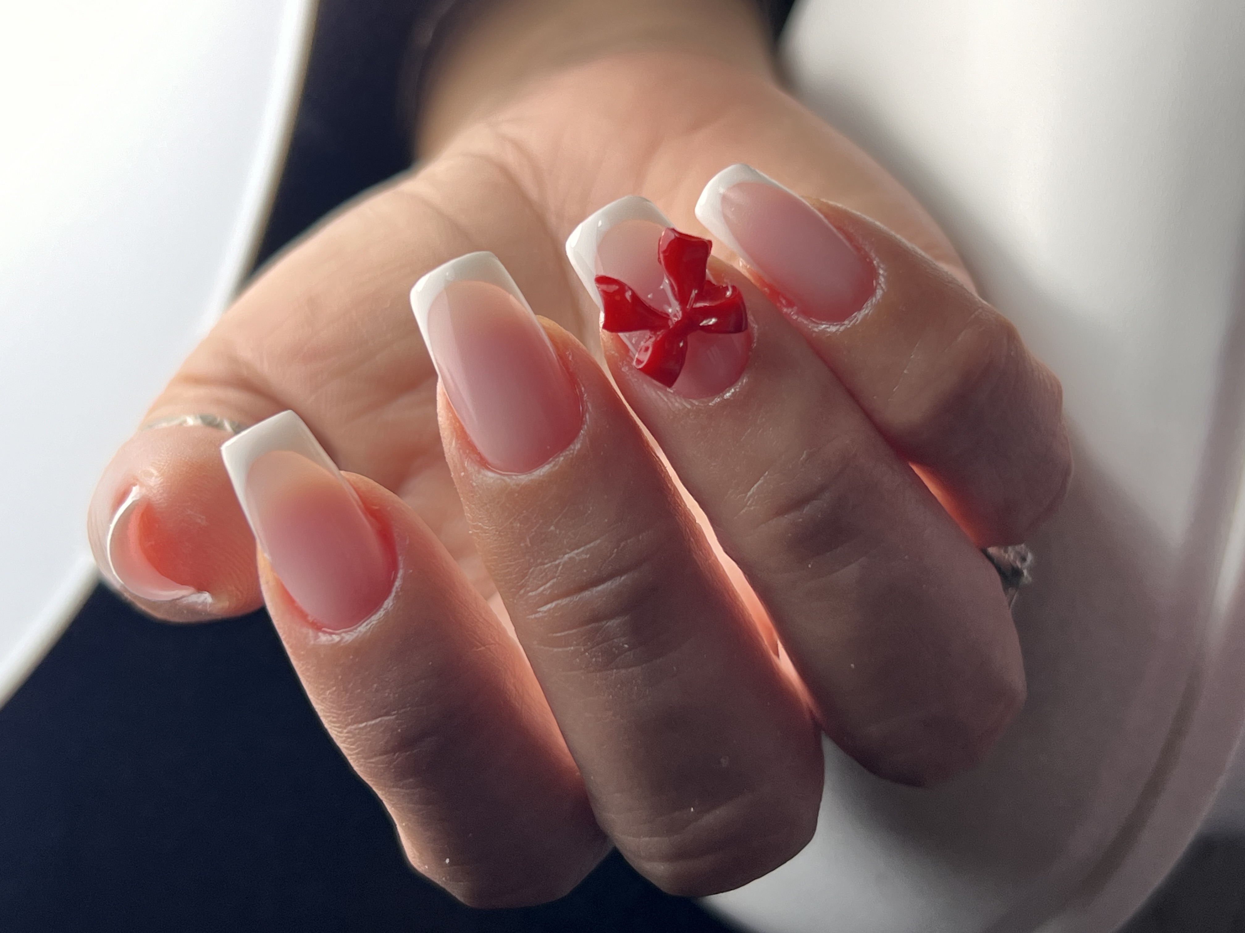 Long nails gel manicure