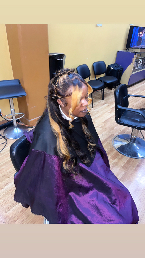Frontal Touch up at Lonna Styles in Stockton, CA