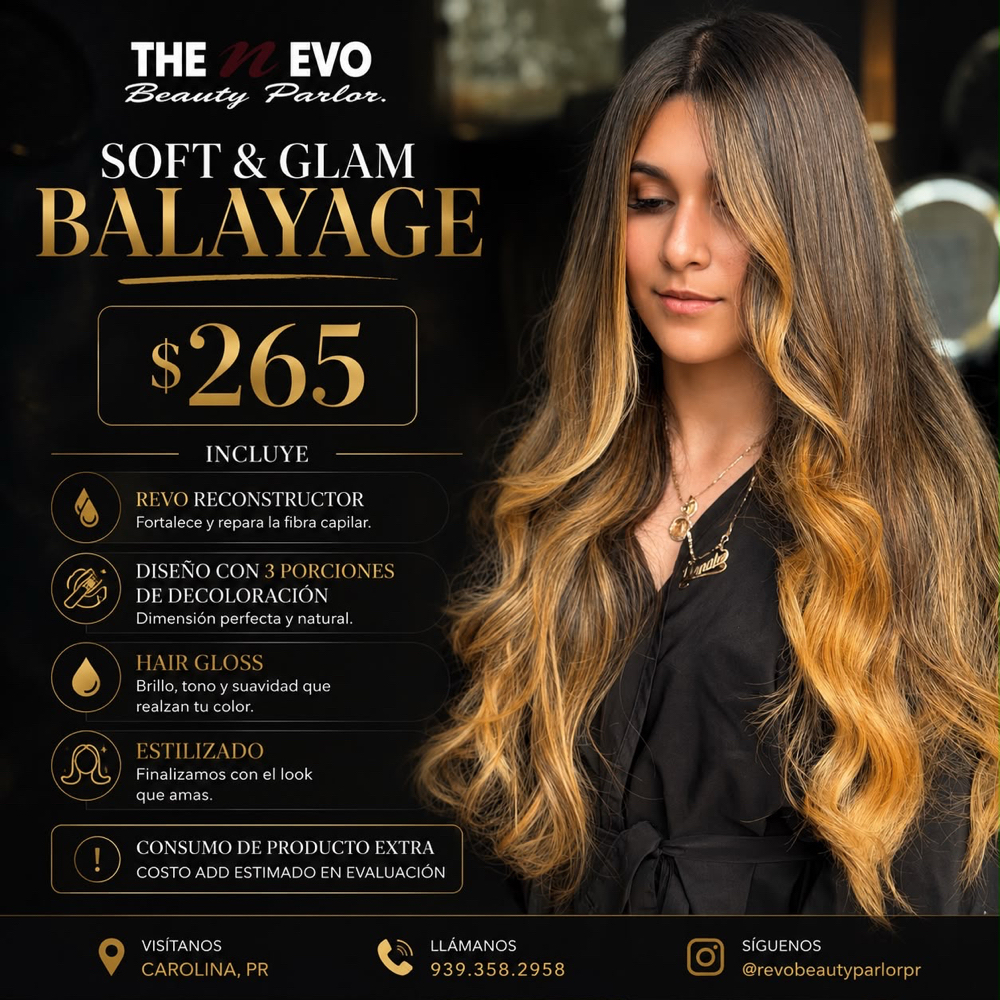 Balayage at The Revo Beauty Parlor in Carolina, PR