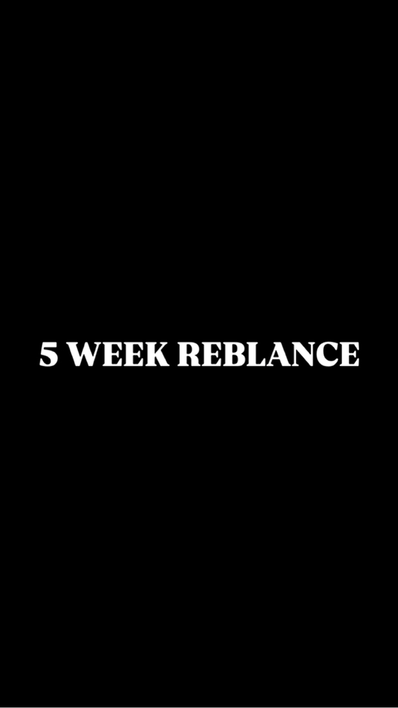 5 Week Rebalance