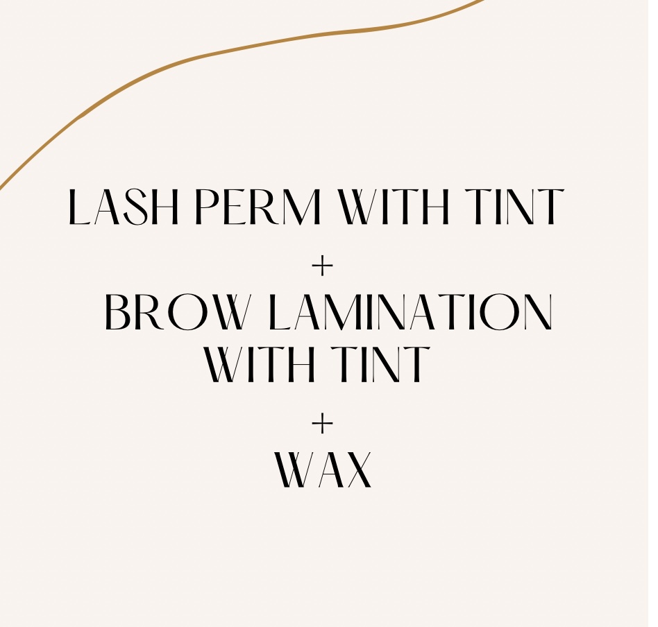 Lash Perm W/ Tint Brow Lam W/tint