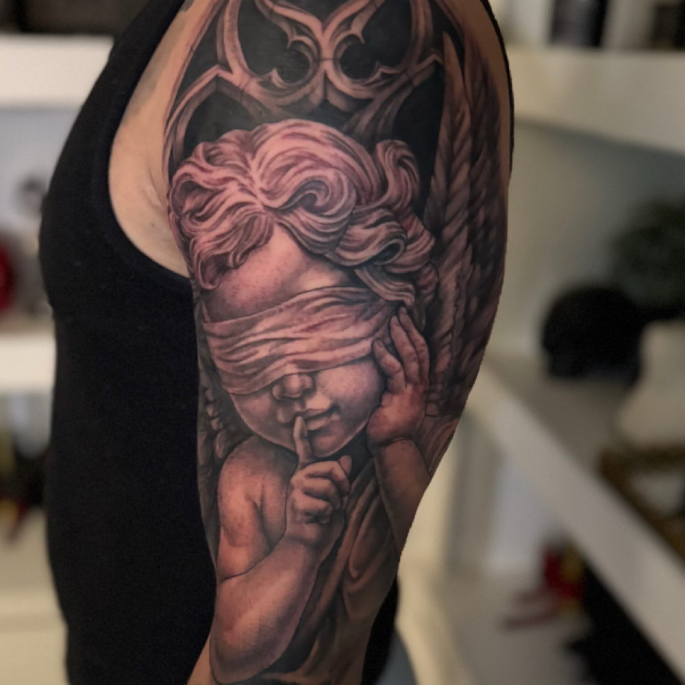 Black And Grey Tattoo $500-$1500 at Bingle Tattoos in Benicia Ca, CA