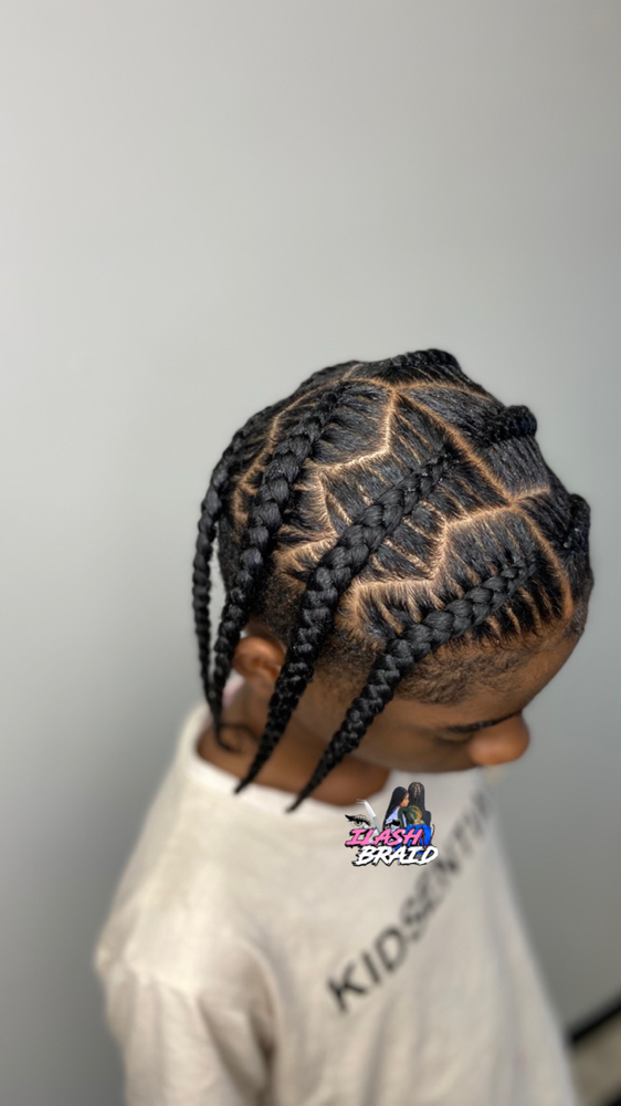 Men Stich Braids at ILASHNBRAID in Houston, TX