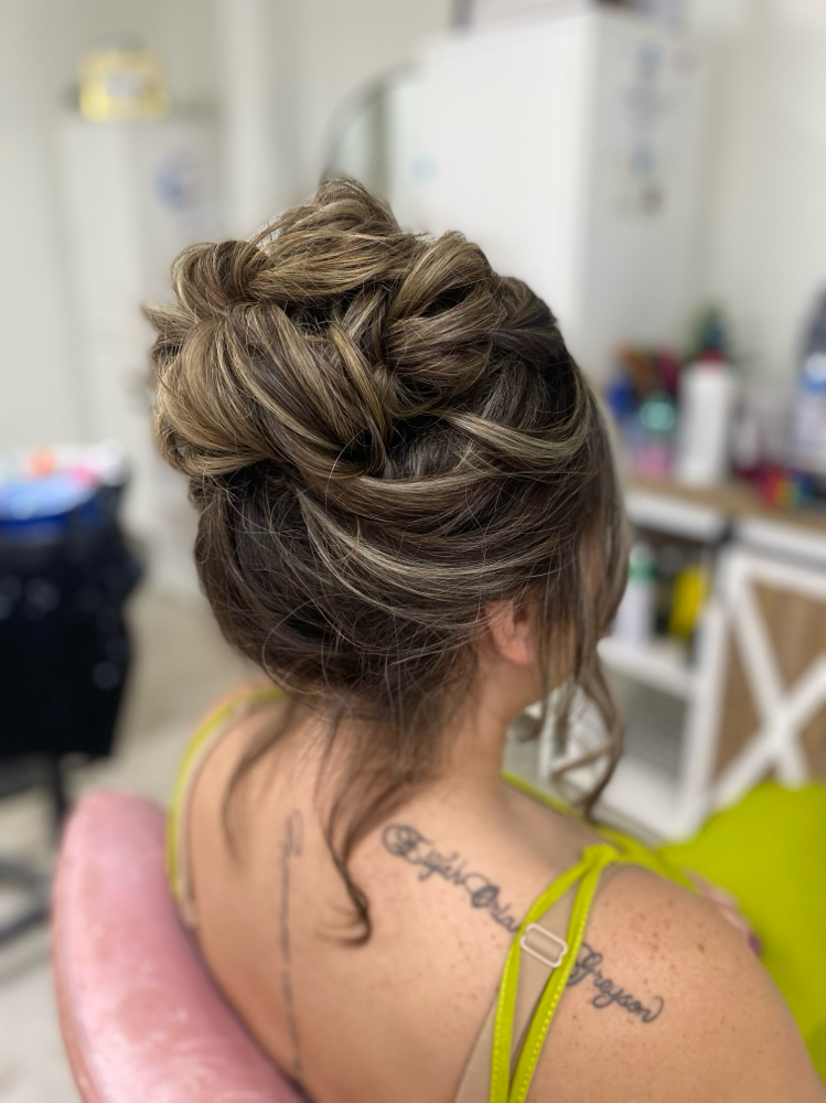 Updo/style at Studio 101 Salon in Uvalde, TX