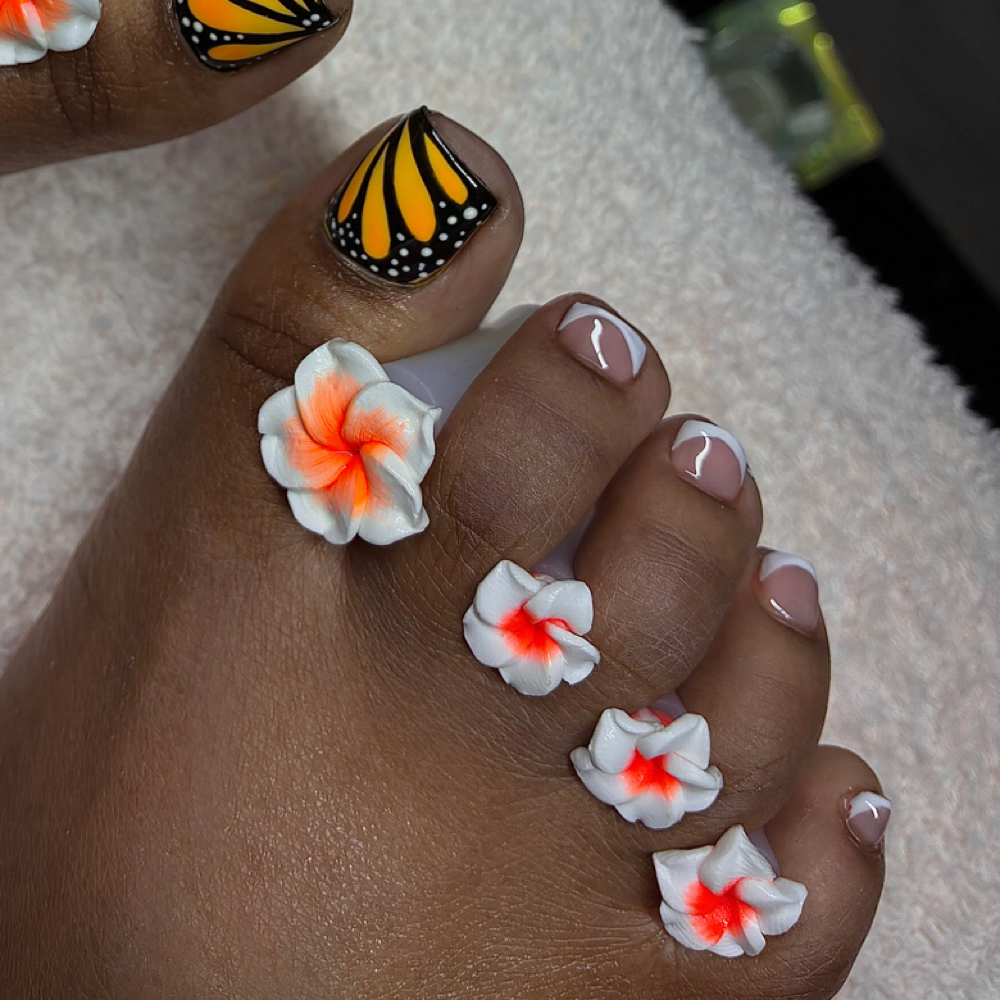 GEL TOE PEDI at KluByKhaya in Baltimore, MD