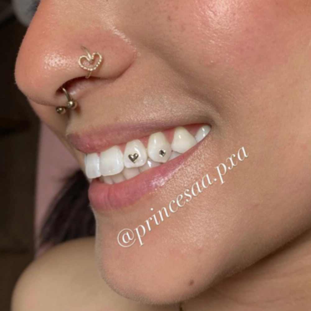 18K Gold Gems at Princesaa Piercings x Aesthetics in Chandler, AZ