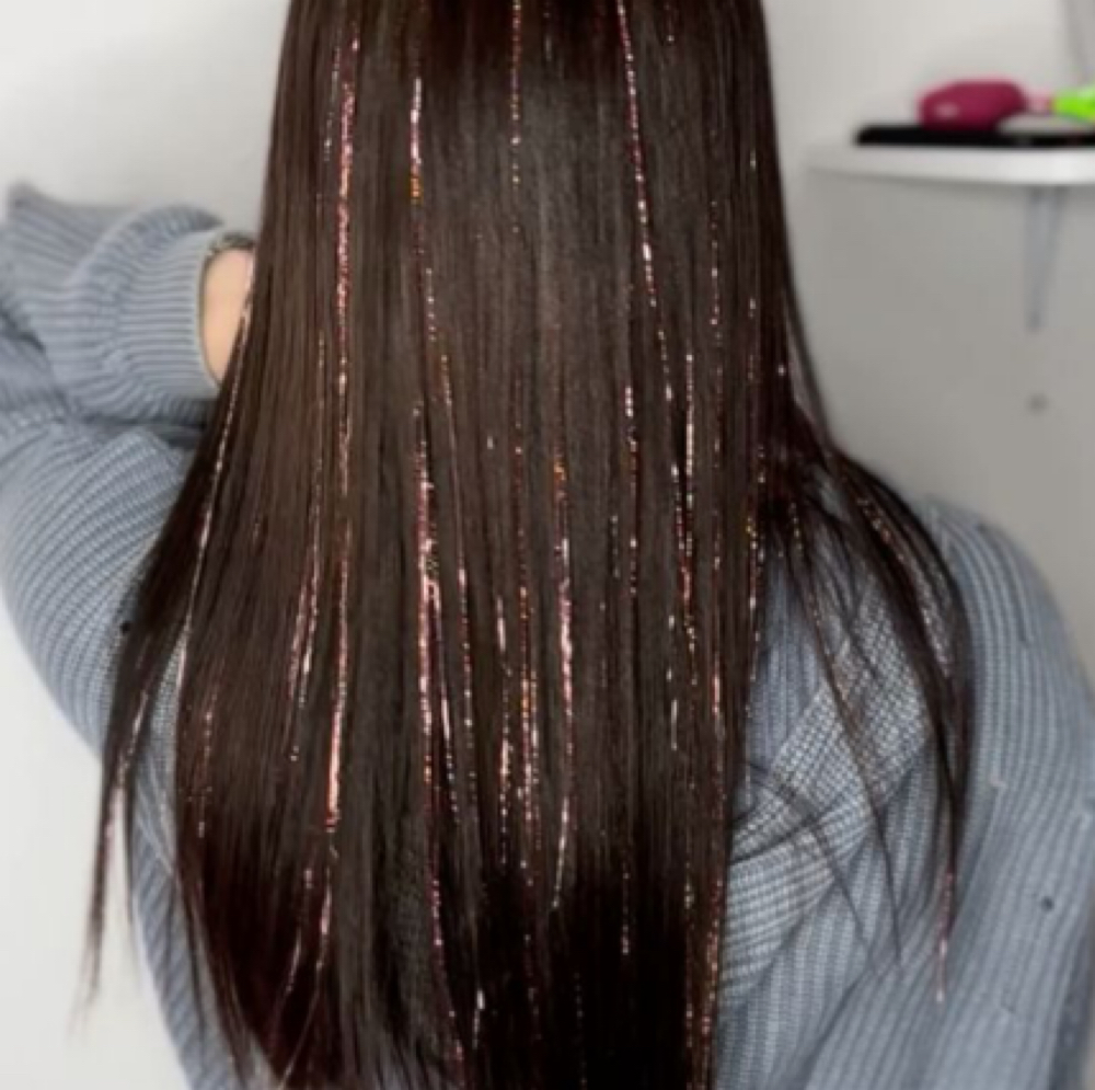 Hair Tinsel at Mad Beauty Studio in Rancho Mirage, CA
