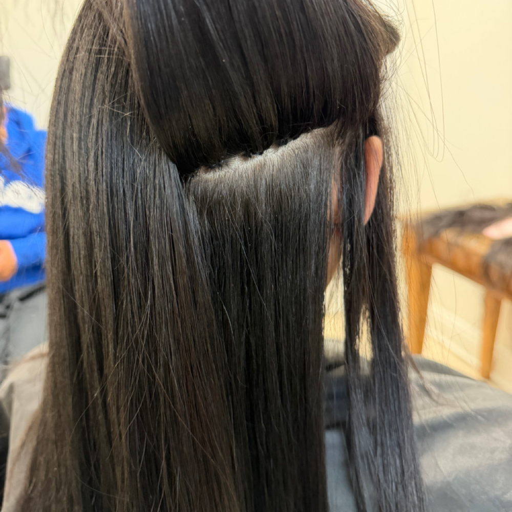 Hand Tied Extensions- Move Up at Peace Love Hairapy in Lafayette, LA