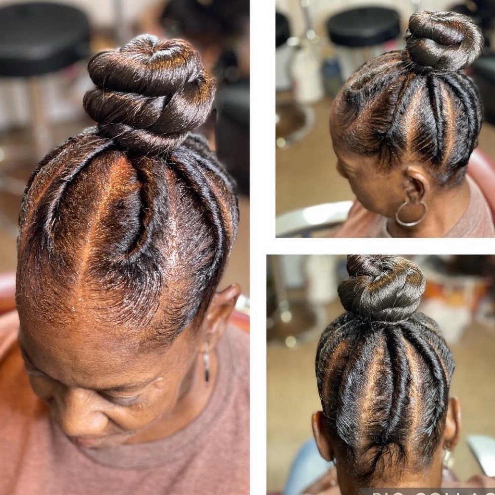 Twist Updo at Erica Sam in Opelousas, LA