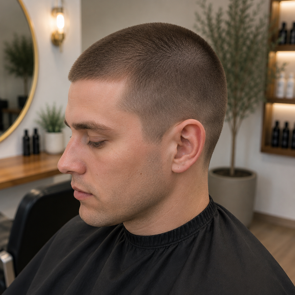 Buzz Cut at Laughing Crow Salon in Eugene, OR