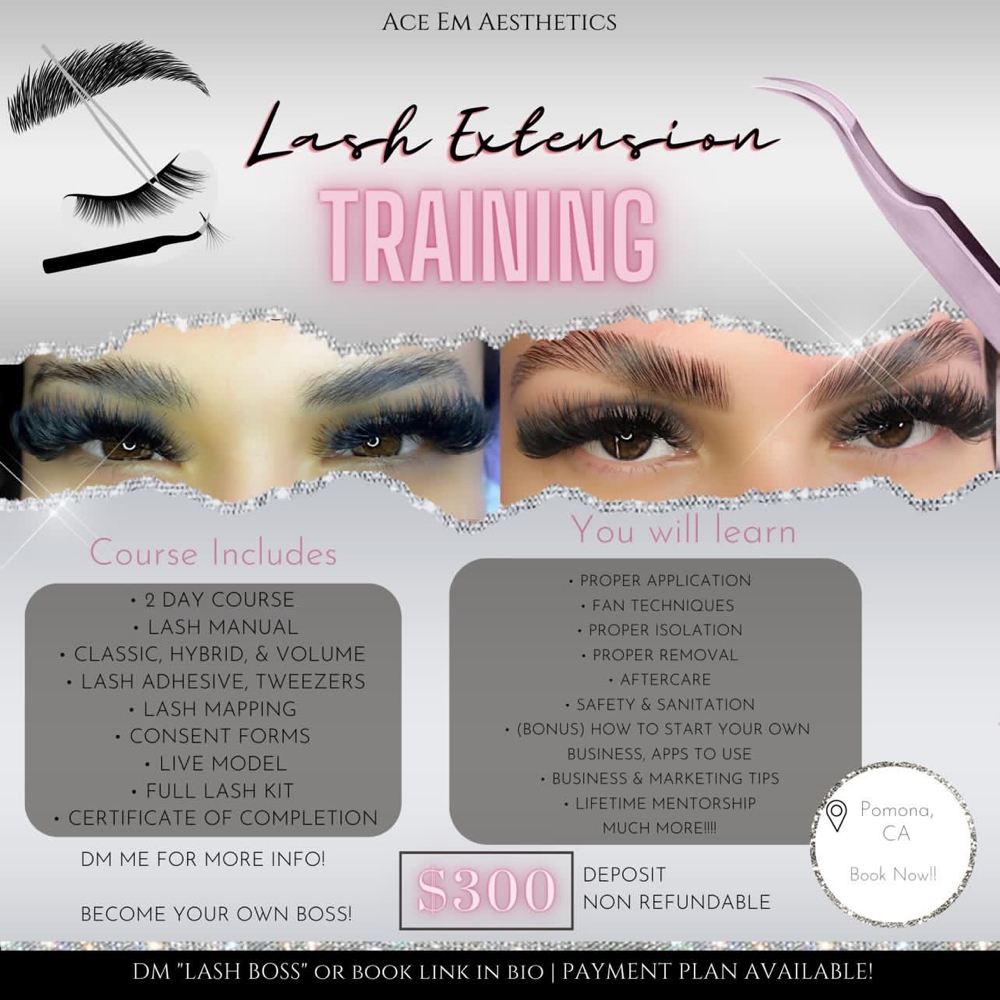 Lash Training 1:1