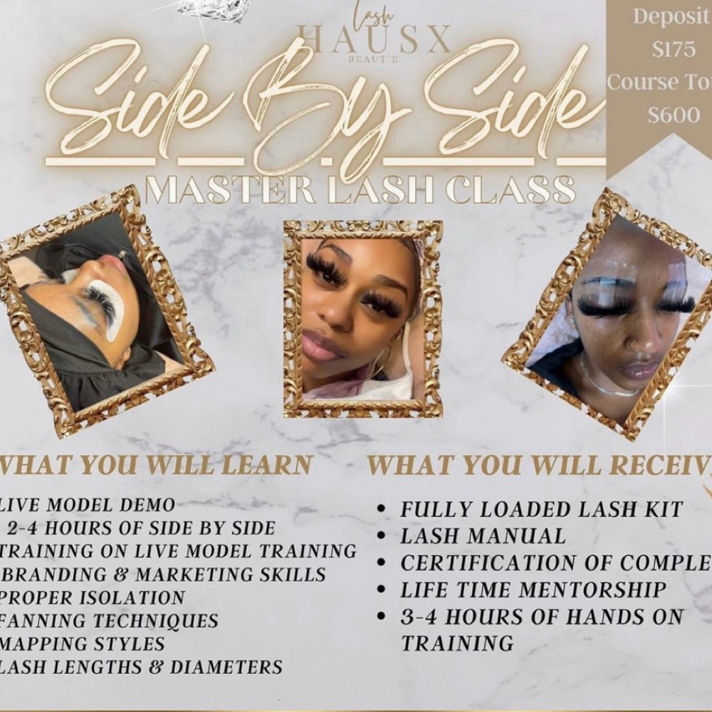 1 On 1 LashHausx Training at Lashhausx Studios in Houston Tx, TX