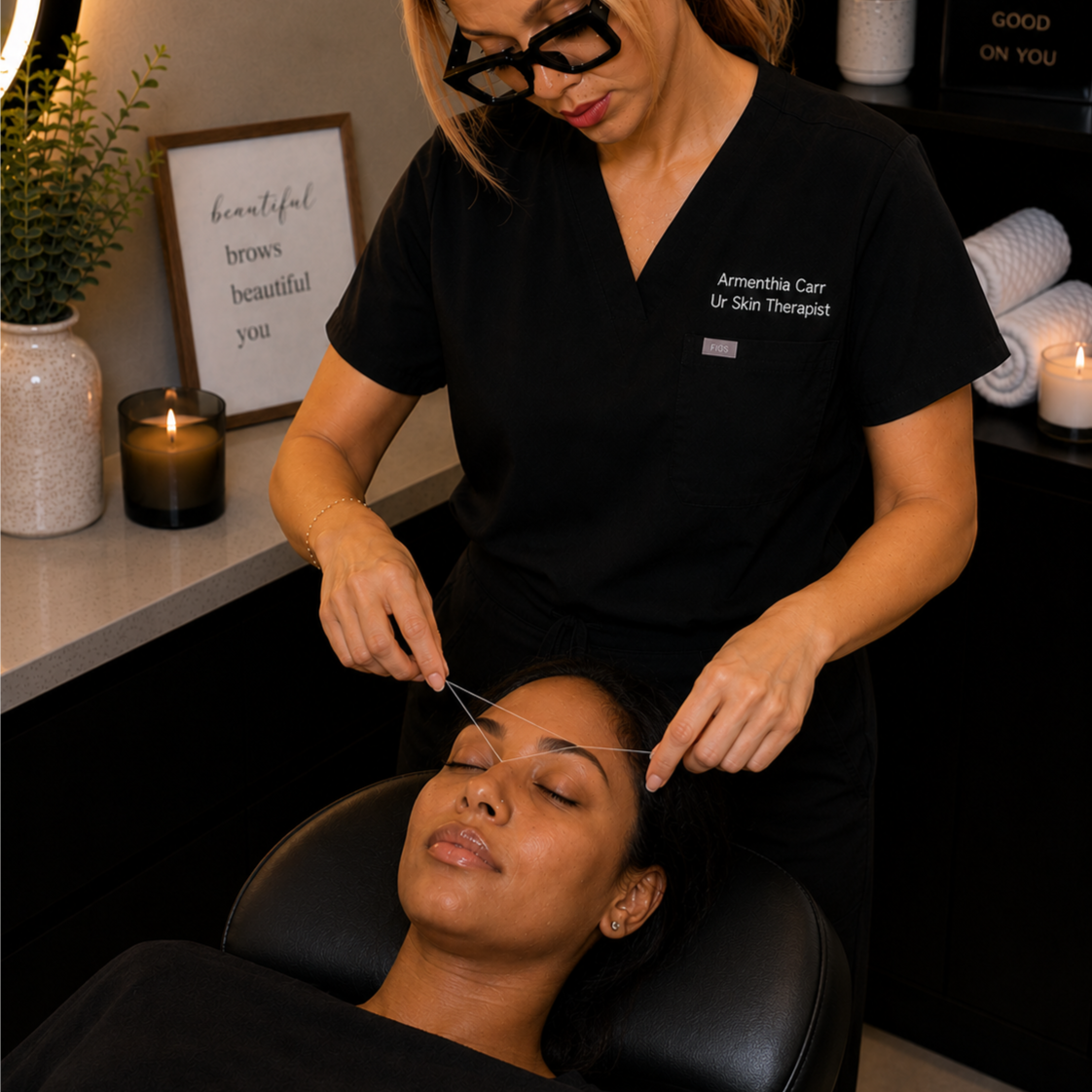 Ur Skin Brow Sculpt Threading at Ur Skin Therapist in Little Rock, AR