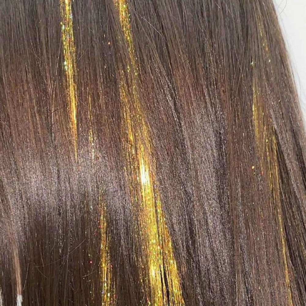 Hair Tinsel at The Golden Glow Beauty Studio in Saxton, PA