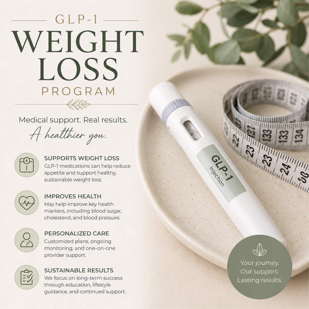 GLP-1 Weight Loss Program at Living Vogue Beauty & Aesthetics in Union, NJ