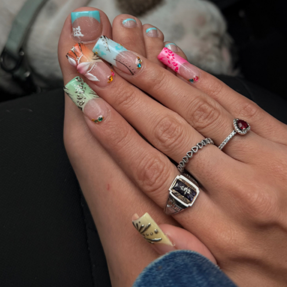 Classic Pedicure at SpillTheTea in Harlingen, TX